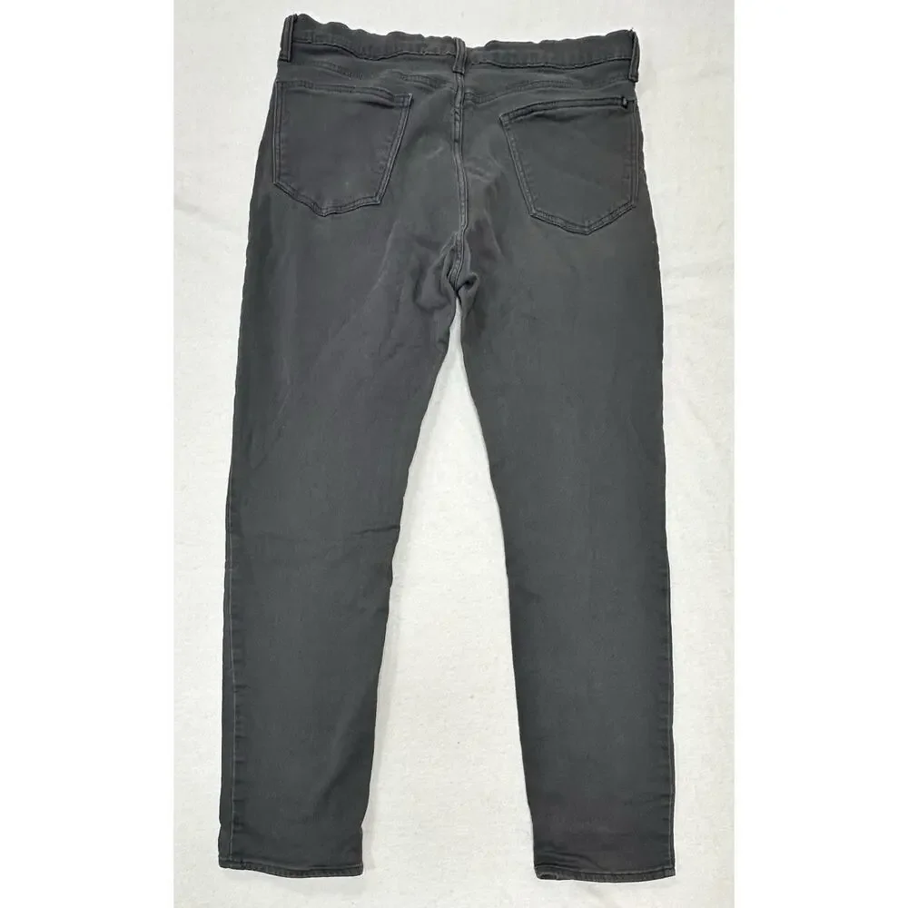 Banana Republic Pants Mens Size 36x30.5 Dark Gray 5-pocket Slim Straight Brushed
